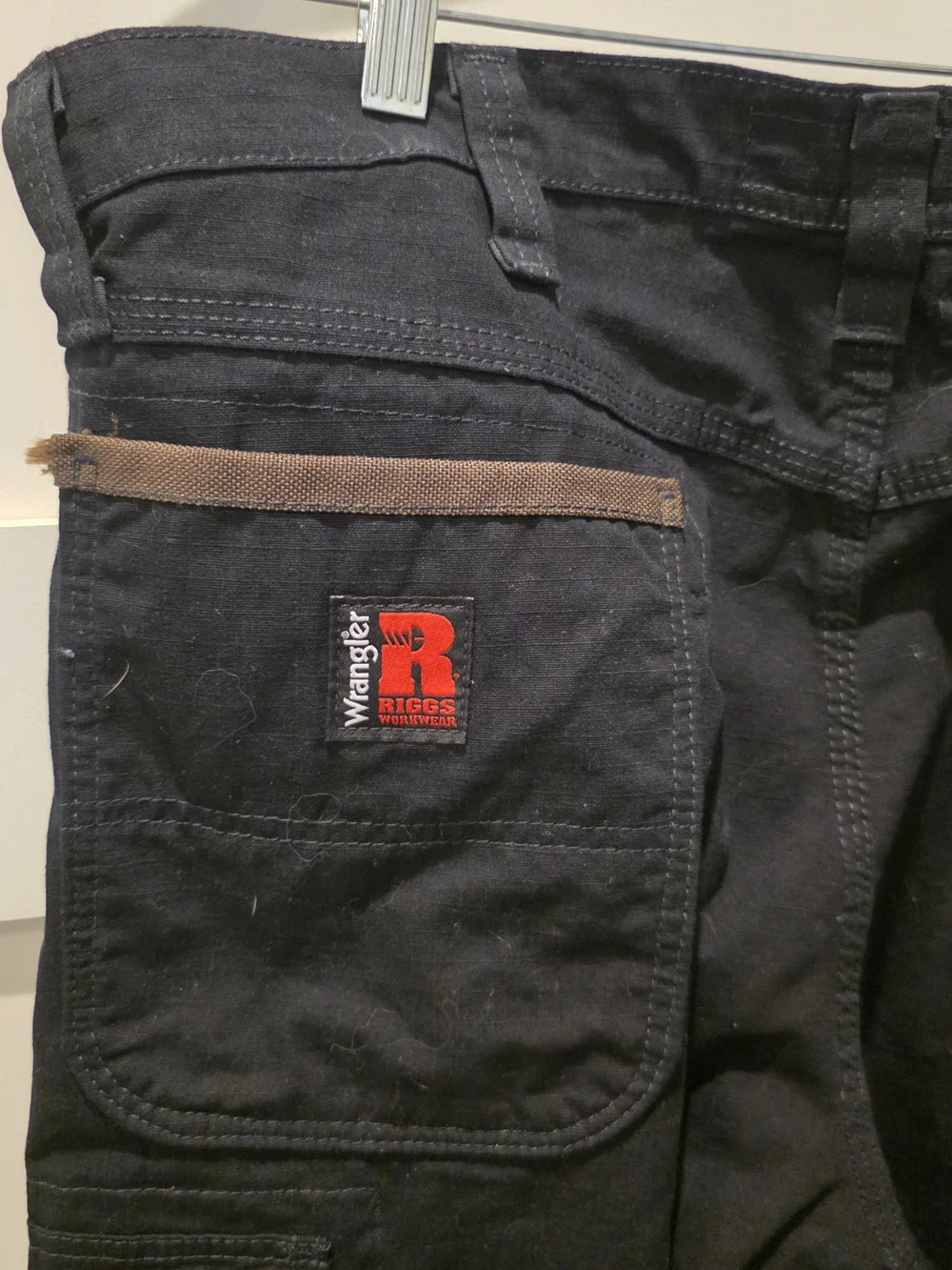 Wrangler Riggs Workwear Men's Ripstop Ranger Cargo Pants Black Size 36x30